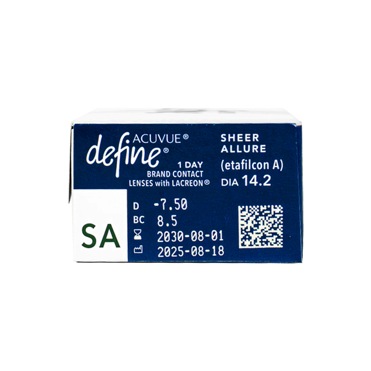 <tc>1-Day Acuvue Define Sheer Allure</tc>