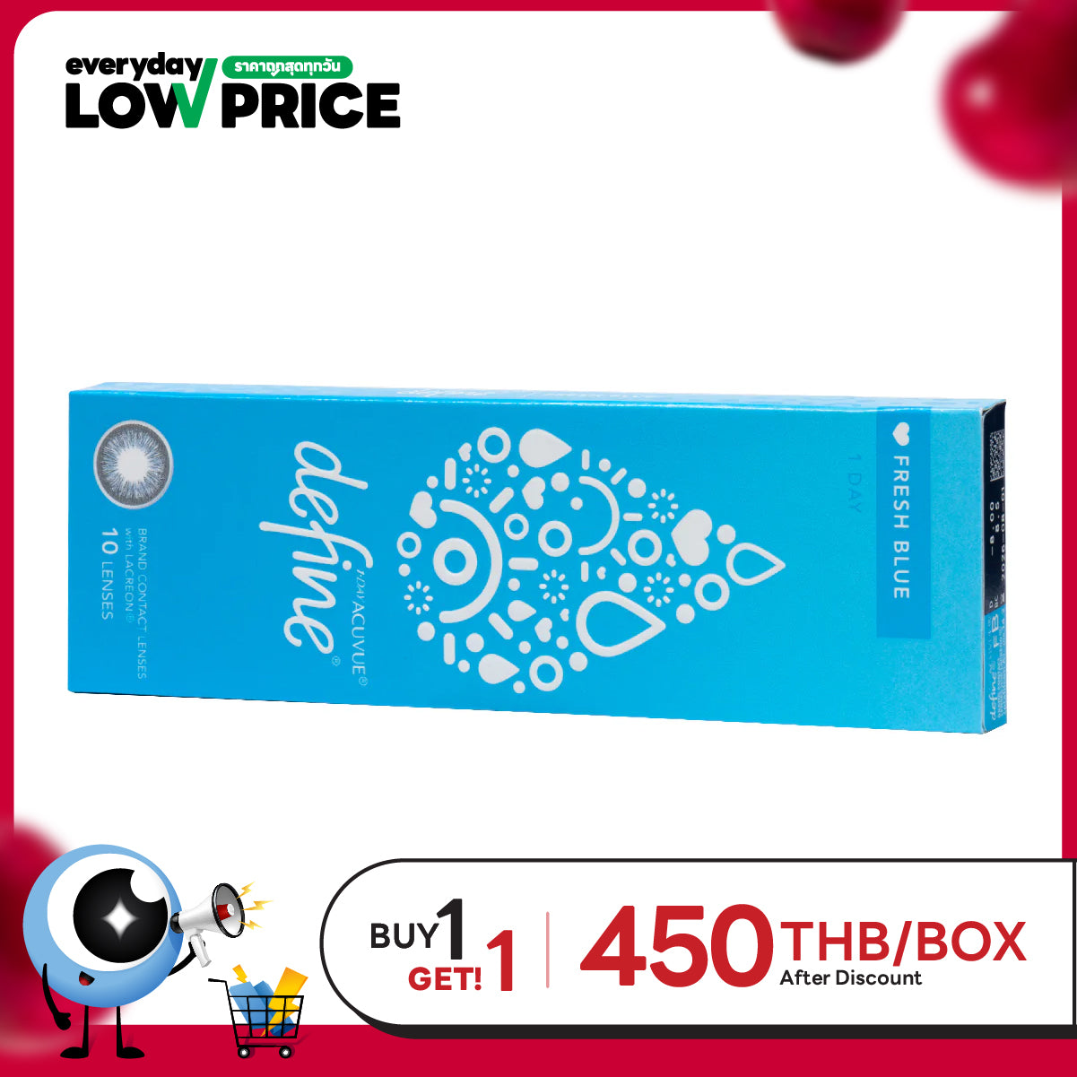 1-Day Acuvue Define Fresh Blue