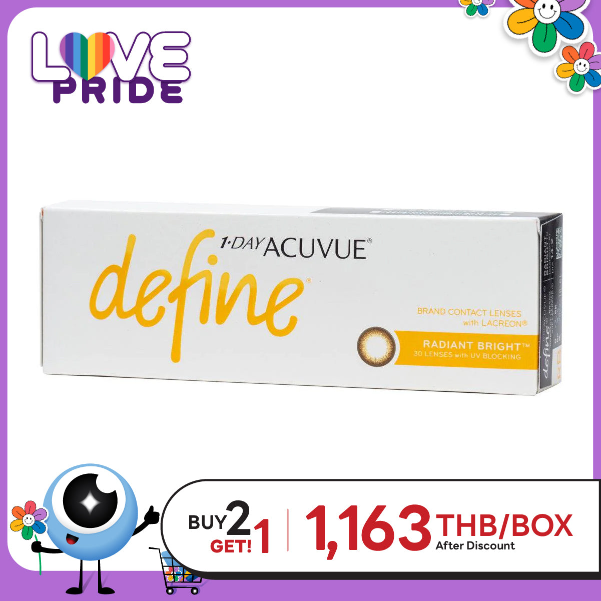 1-Day Acuvue Define Radiant Bright