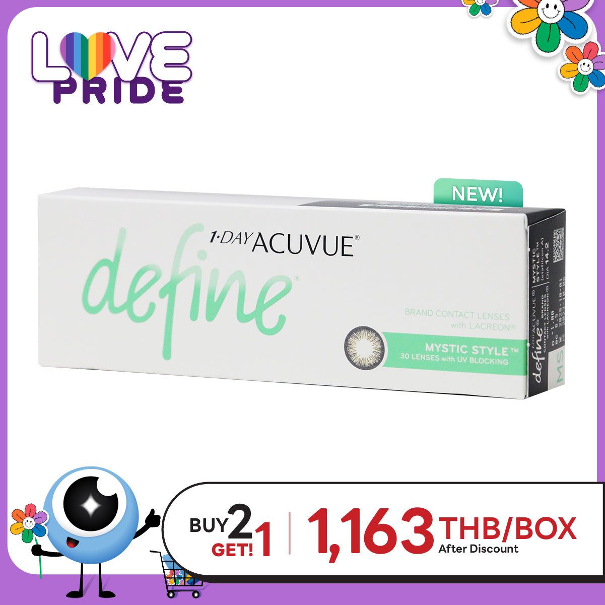 <tc>1-Day Acuvue Define Mystic Style</tc>