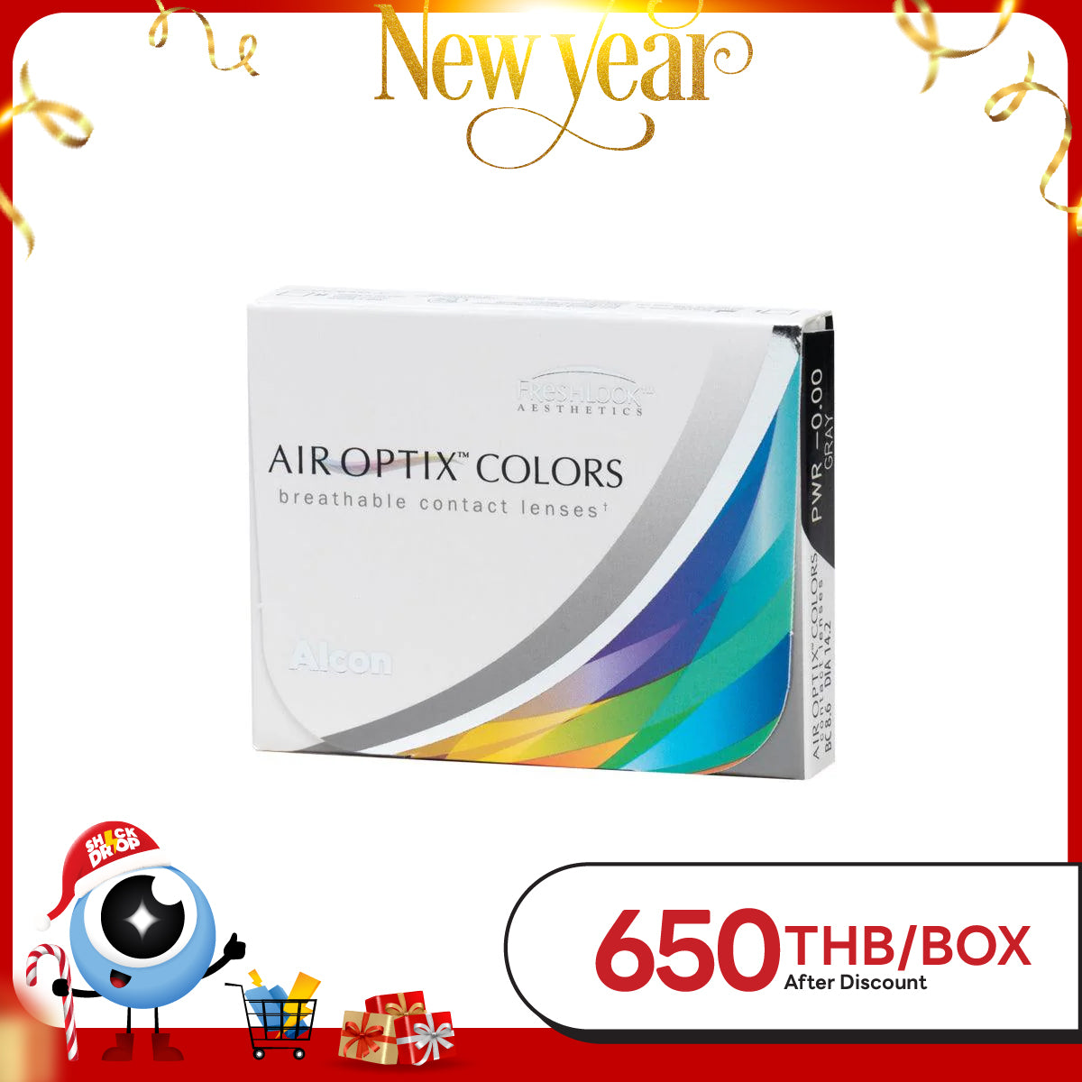 AIR OPTIX Colors Gray