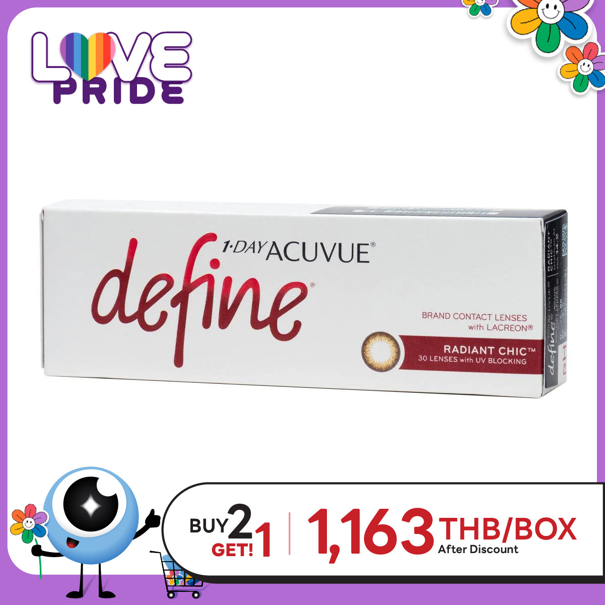 1-Day Acuvue Define Radiant Chic