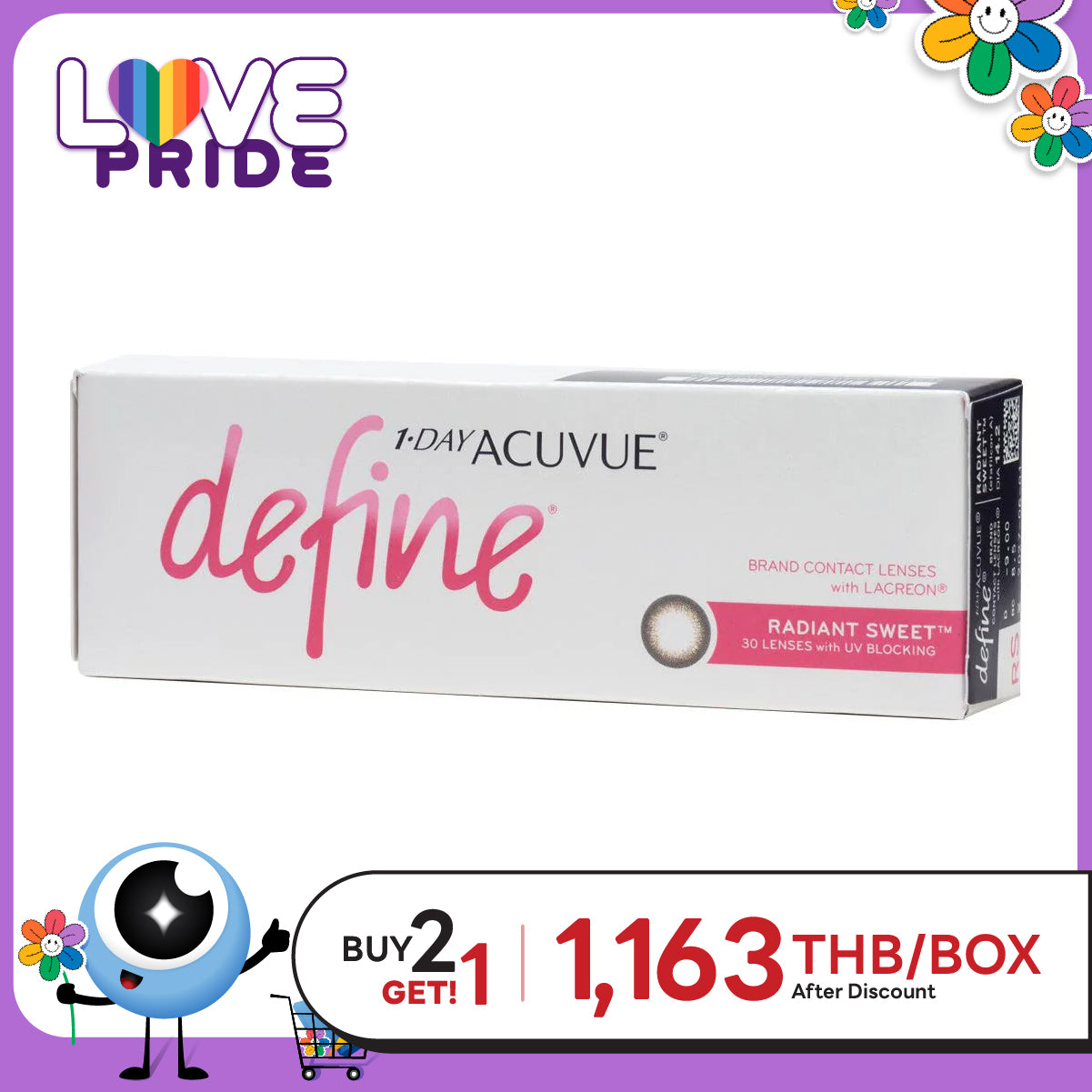 1-Day Acuvue Define Radiant Sweet