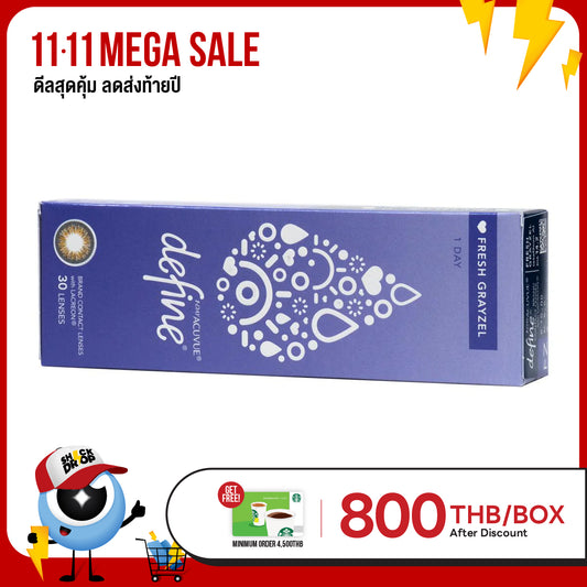 1-Day Acuvue Define Fresh Grayzel