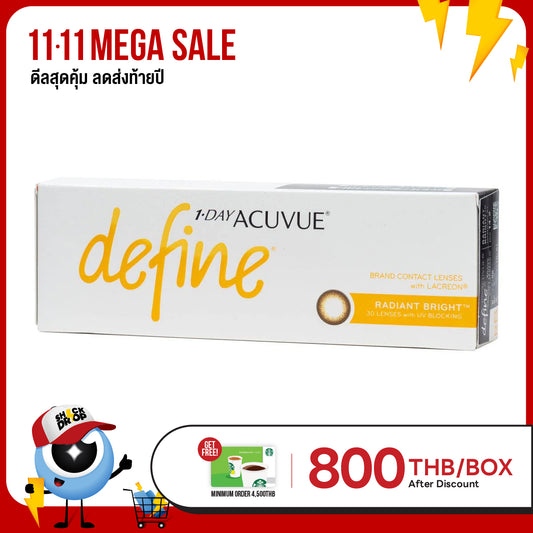 1-Day Acuvue Define Radiant Bright