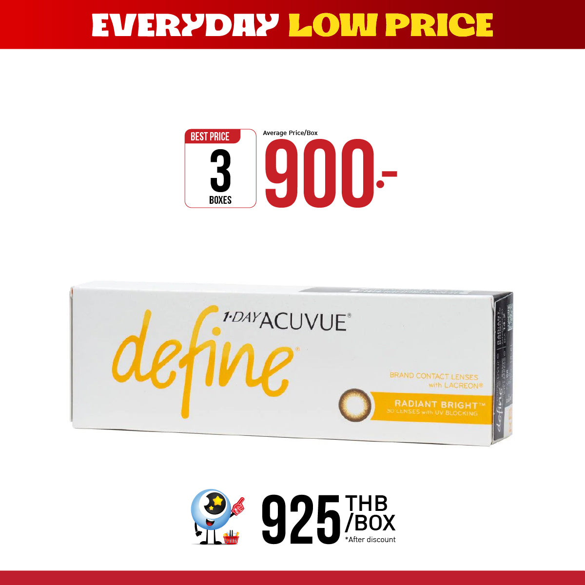 1-Day Acuvue Define Radiant Bright