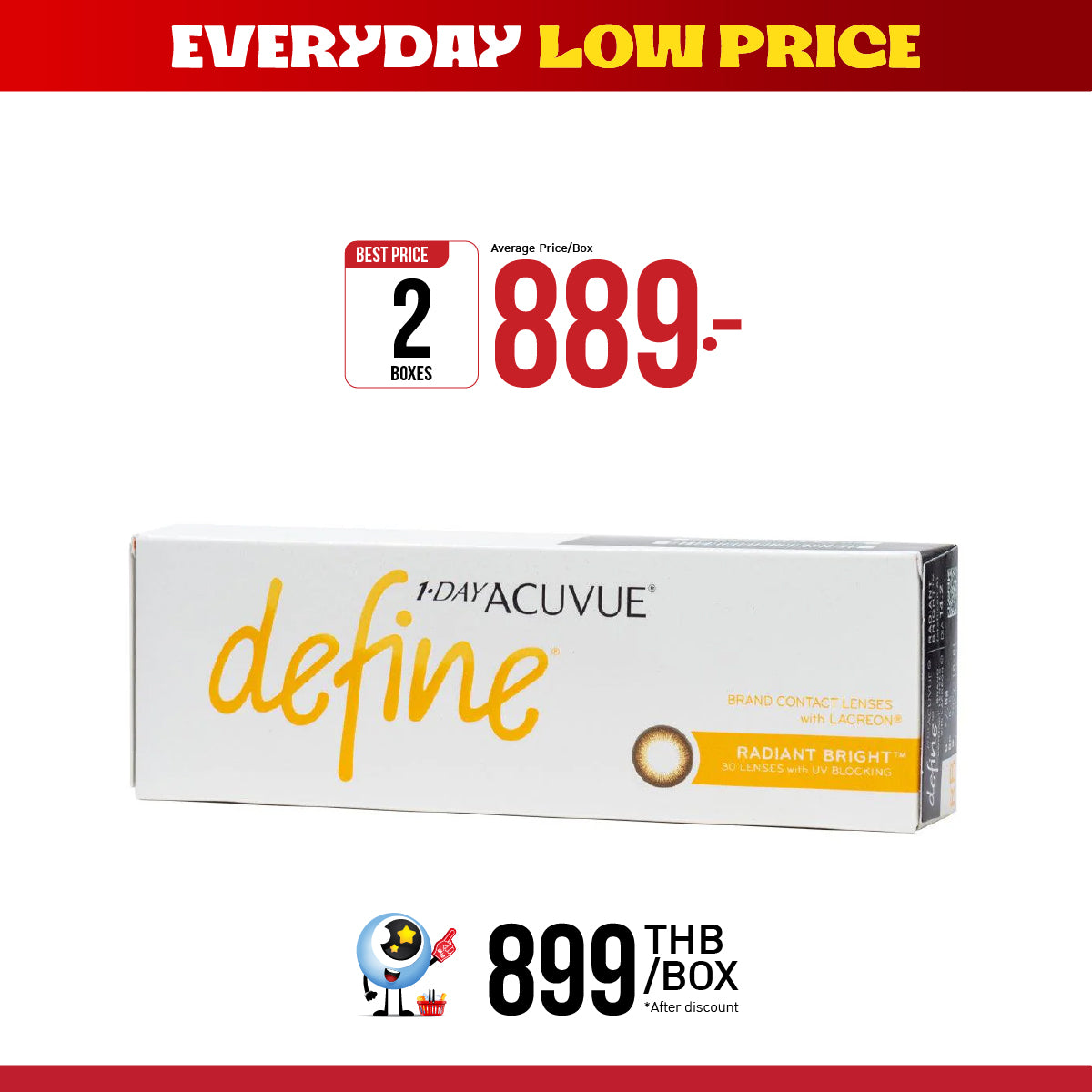 1-Day Acuvue Define Radiant Bright