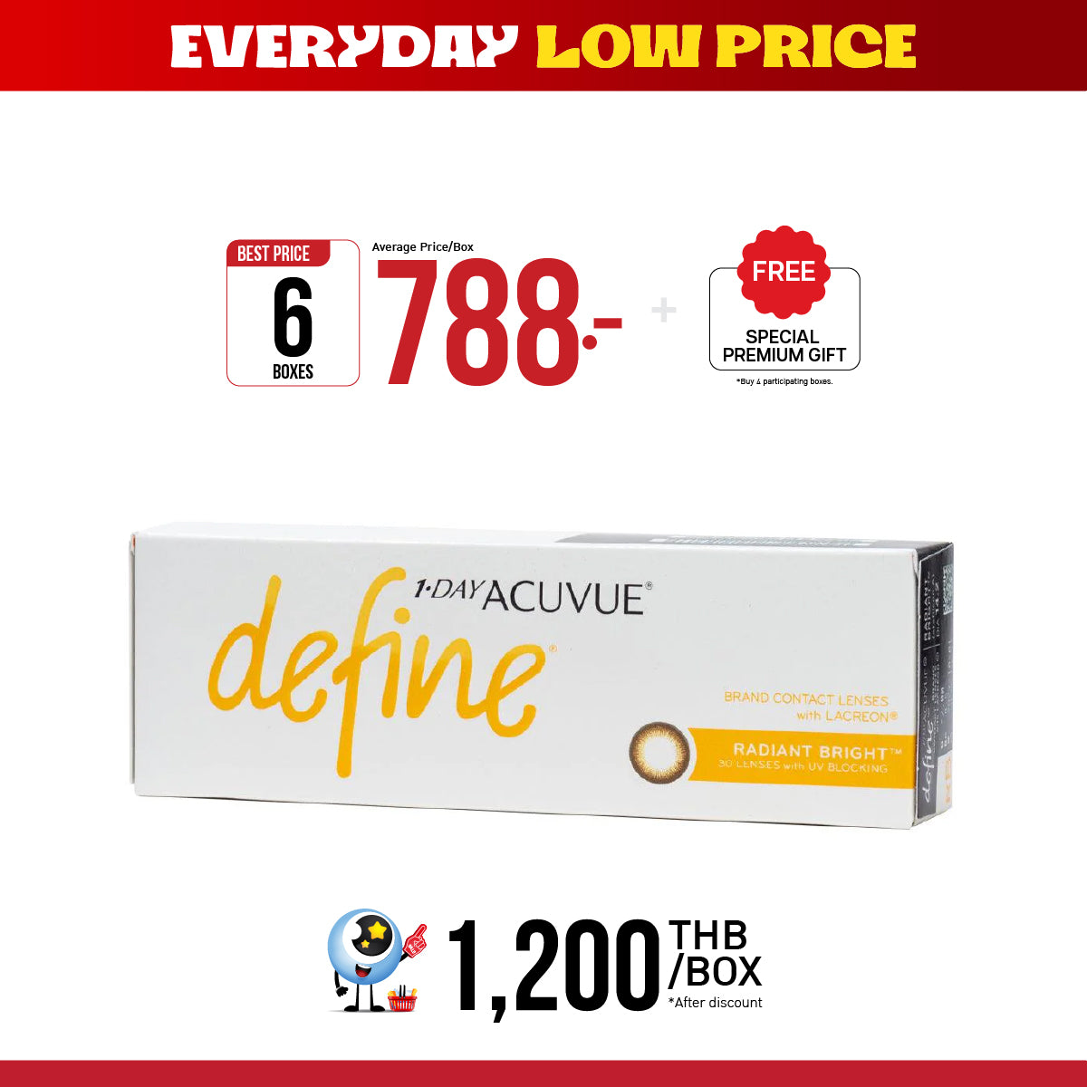 1-Day Acuvue Define Radiant Bright