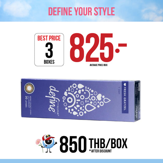 1-Day Acuvue Define Fresh Grayzel