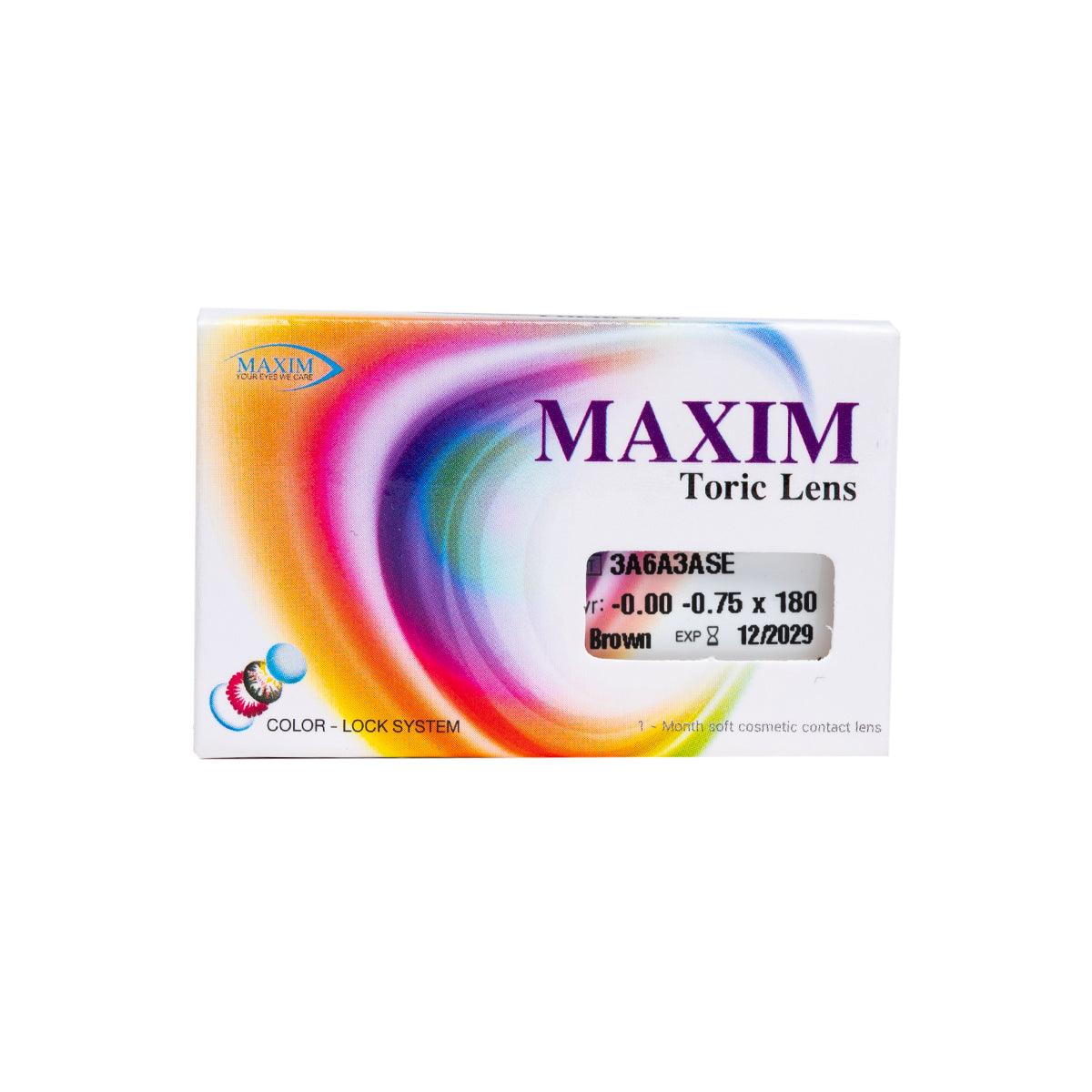 Maxim Colors Toric Choco Brown - TA-TO.com