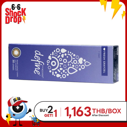 1-Day Acuvue Define Fresh Grayzel